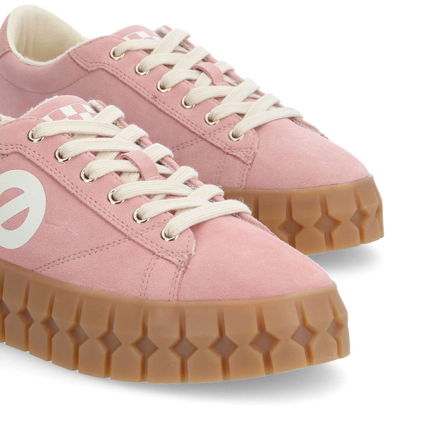 PLAY SNEAKER W - SUEDE/PRINT - ROSE/BLANC CASSE